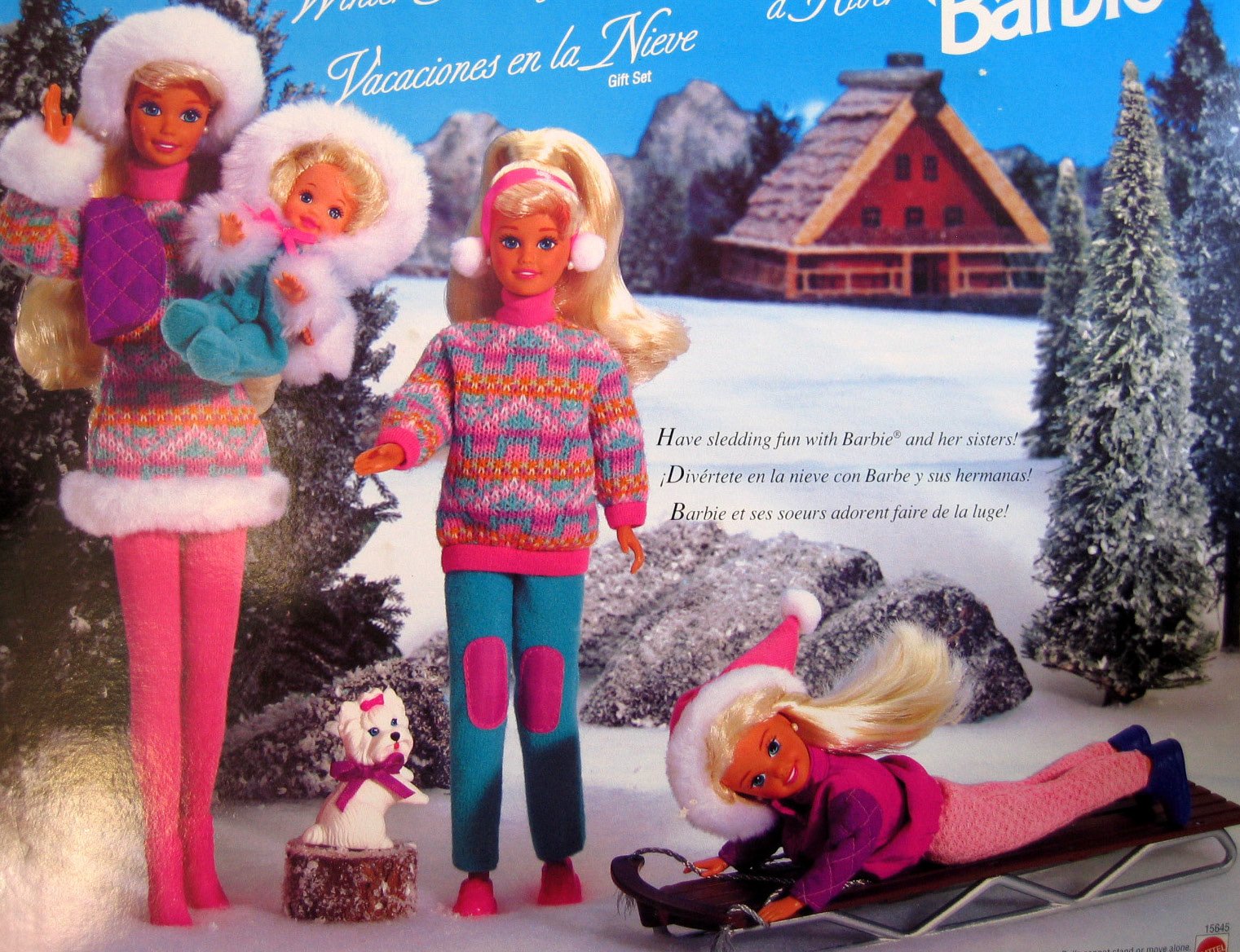 barbie snow fun set