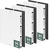 SAKEGDY 3 Sets 116130 Replacement Filter H Compatible with Winix 5500-2 Air Purifier and Model AM80, Includes 3 True HEPA Fil