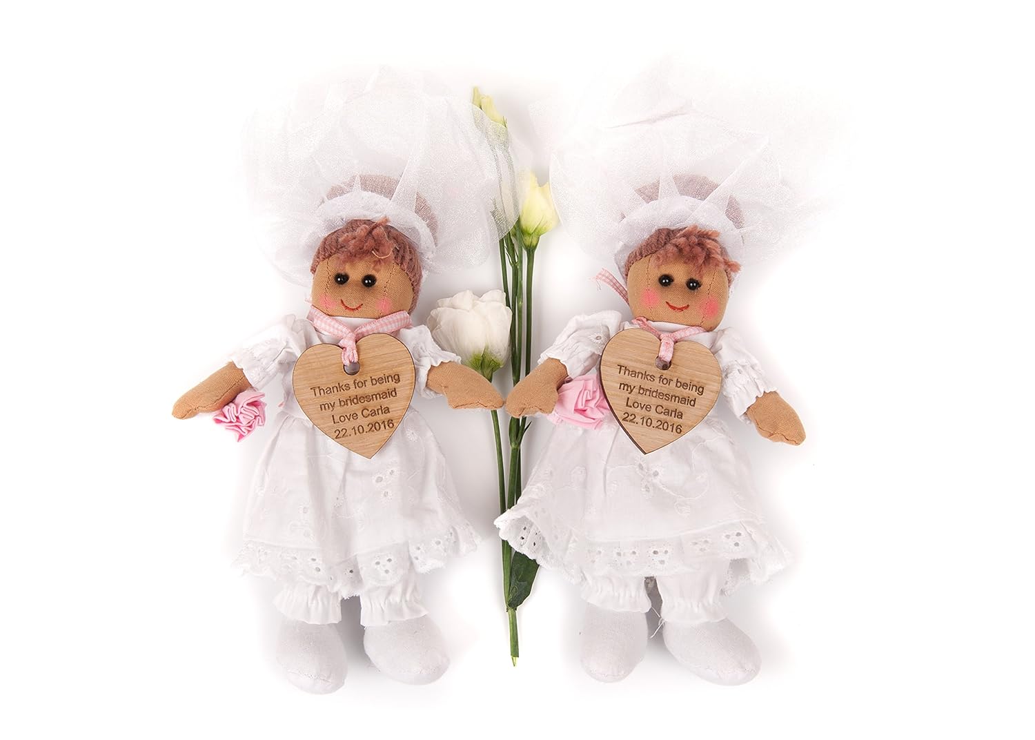 personalised flower girl doll
