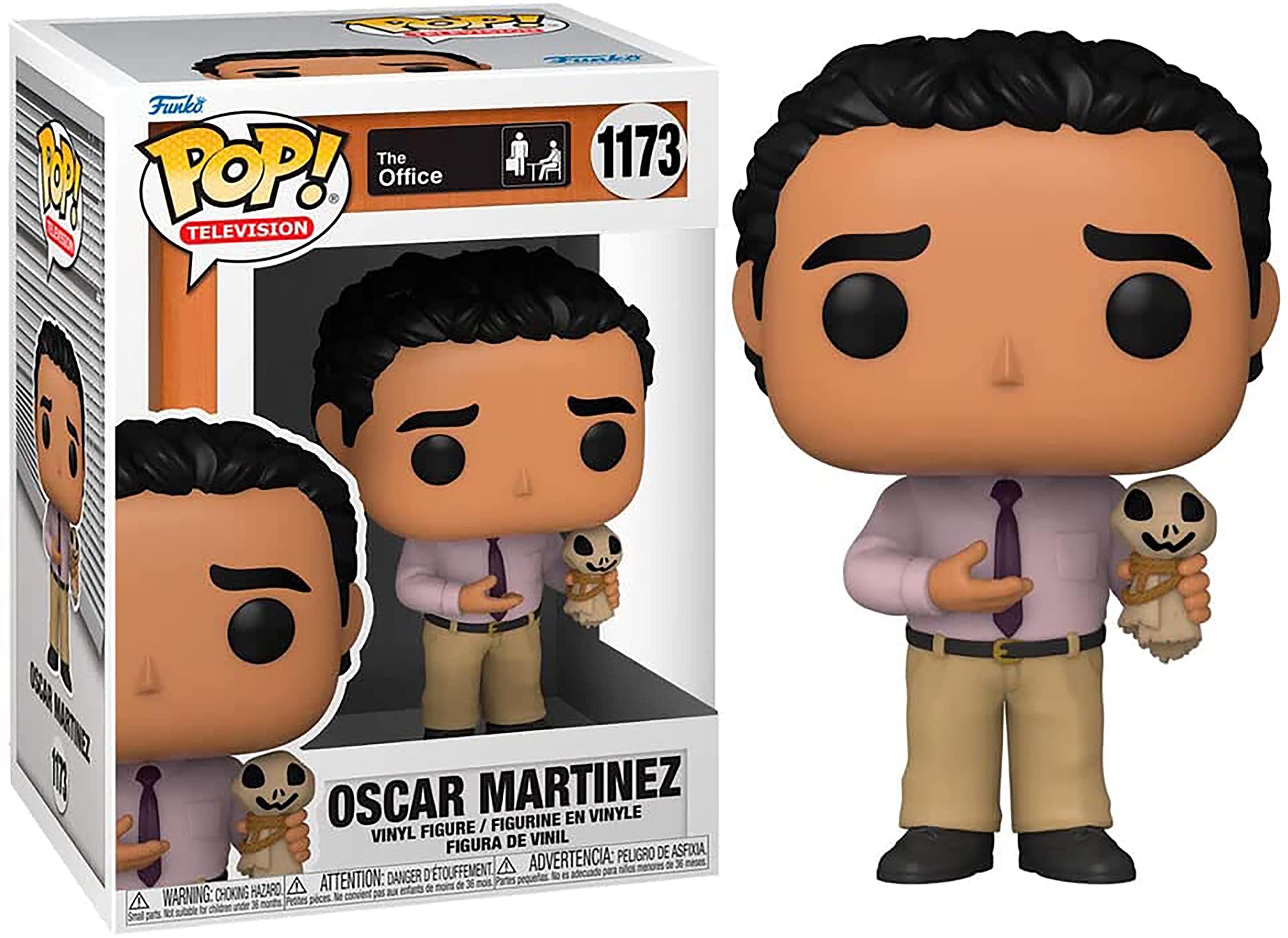 Funko POP! TV: the Office - Oscar Martinez With Ankle Attachments - Collectable Vinyl Figure - Gift Idea - Official Merchandise - Toys for Kids & Adults - TV Fans - Model Figure for Collectors