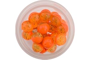 PowerBait Power Clear Eggs Floating Clear Green-Fl. Orange