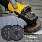 Poweka 5" 8 Hole Hook & Loop Sander Backing Pad for Makita BO5010 BO5030 BO5031K view 6