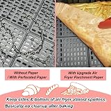 BYKITCHEN 150 Pcs Air Fryer Liners for Ninja Dual AF300UK AF400UK 9.5L view 4