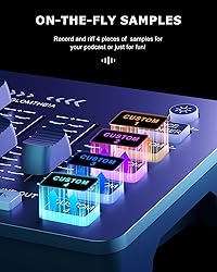 Glomtheia Gaming Sound Board Audio Interface Voice