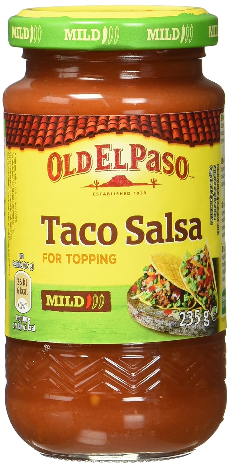 Old el Paso Taco Salsa mild, 12er Pack (12 x 235 g) Amazon.de