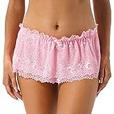 Sissy Lace Panties Mens Underwear Skirt Thongs Gay Lingerie Babydoll Low Rise Briefs Mini Skirted G String Thong