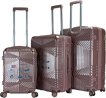 amazon rose gold suitcase