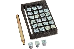 Tandy Leather Easy-to-Do Stamp Set Alphabet 6 mm (1/4") 4903-01