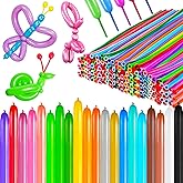 Lenwen 1000 Pcs Long Balloons Bulk 260 Latex Twisting Balloons Decoration for Birthday, Wedding, Festival, Clowns, Party Supplies(Multi Colors)