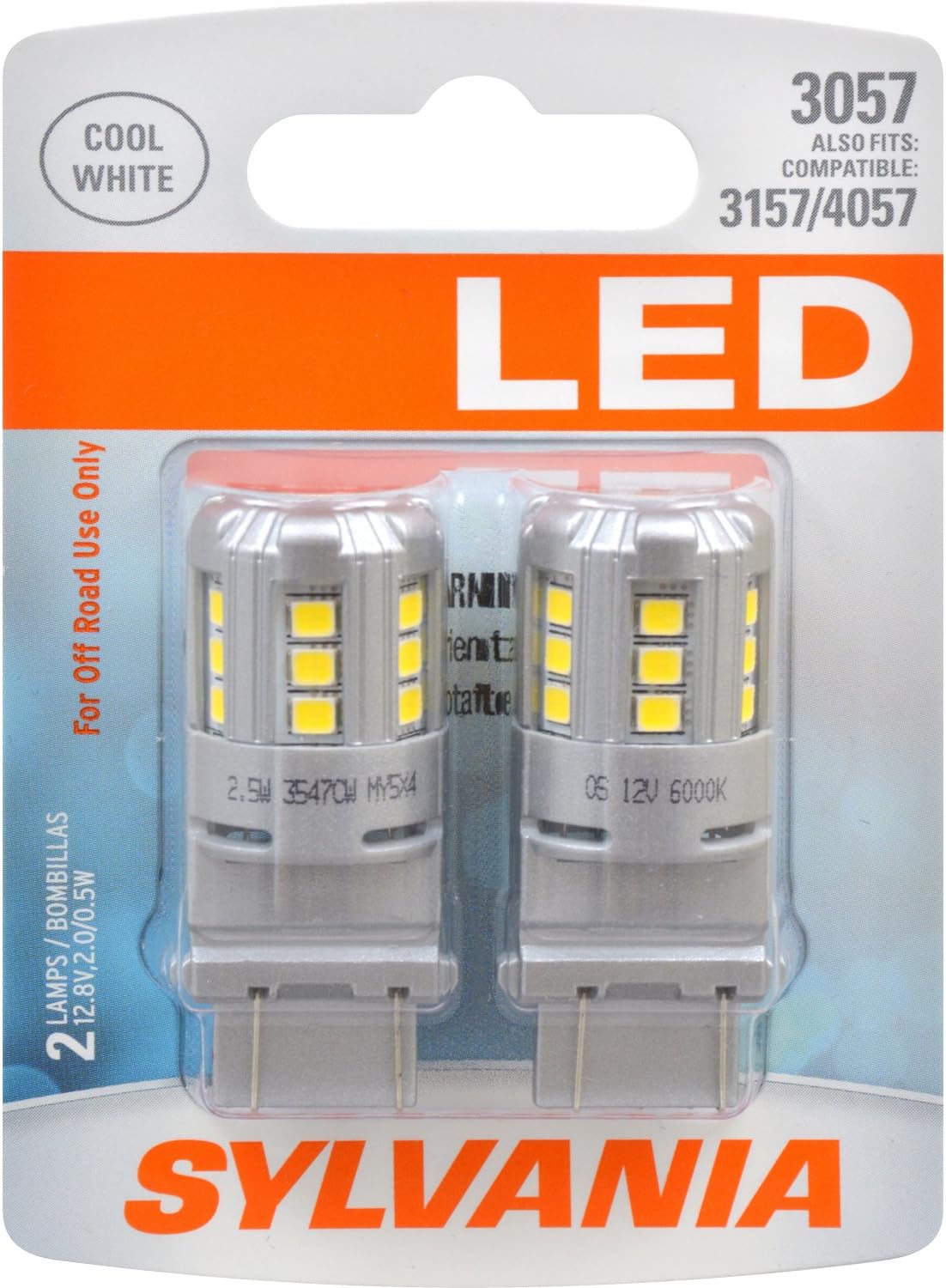 Free Shipping Sylvania Zevo 3057 White Led Bulb Pack Of 2 Bulbs New Auto Parts And Vehicles Bennysberries Auto Parts Accessories