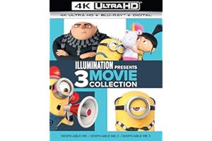 Illumination Presents: 3-Movie Collection (Despicable Me / Despicable Me 2 / Despicable Me 3) (4K Ultra HD + Blu-ray + Digital)