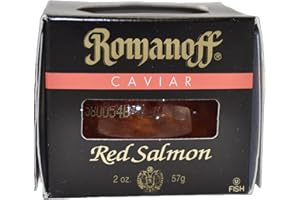 Romanoff Caviar Red Salmon, 2-Ounce Jars (Pack of 2)