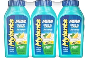 Mylanta Antacid and Anti-Gas, Maximum Strength Formula for Heartburn and Gas Relief, 3 Pack, Classic Flavor, 10 Fluid Ounce