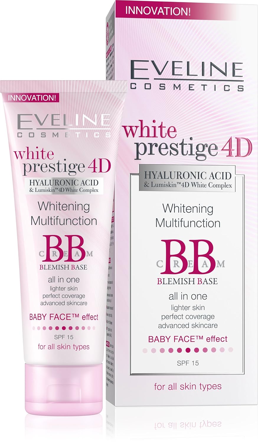 Eveline Cosmetics White Prestige 4D Whitening Multifunction BB Cream Blemish Base