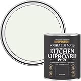 Rust-Oleum Off White Kitchen Cupboard Paint Matt Steamed Milk 750ml