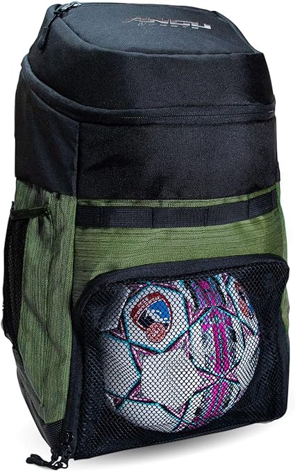 soccer bag with ball holder