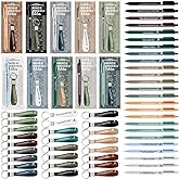 Feifeiya 25 Sets Valentines Christian Church Gift Bulk Bible Verse Pens Religious Silicone Keychains and Bookmarks Appreciation Gifts for Employee Nurse Pastor Teacher Sunday(Morandi,Spanish)