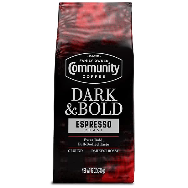 COMMUNITY COFFEE DARK & BOLD ESPRESSO ROAST, EXTRA...