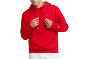 Champion Men's Pullover Fleece Hoodie, Midweight, C Logo (Reg. Or Big & Tall)