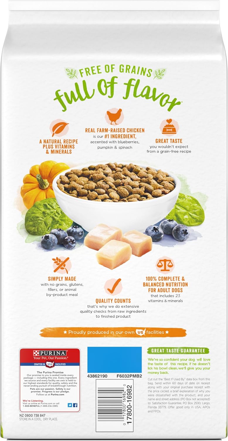beneful grain free dog food ingredients