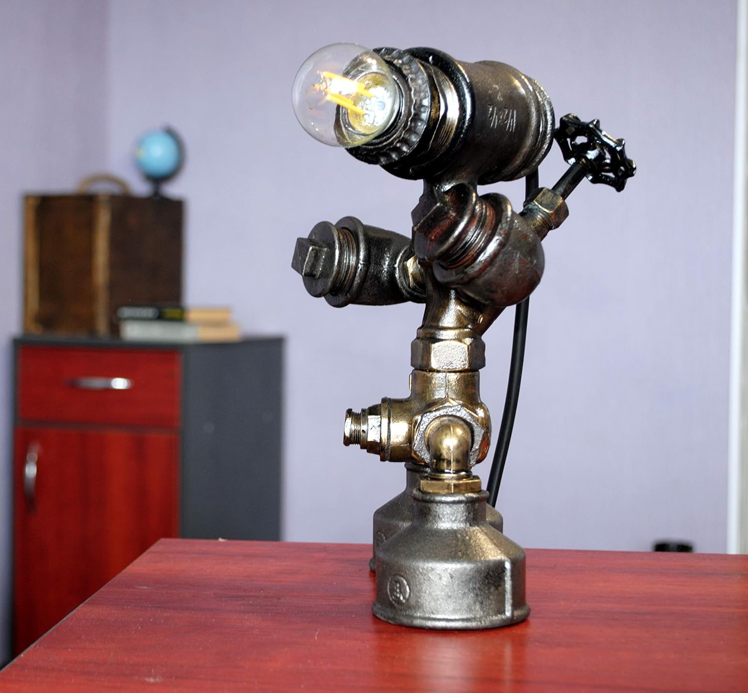 Amazon Com Robot Lamp Copper Pipe Lamp Shade Building Light