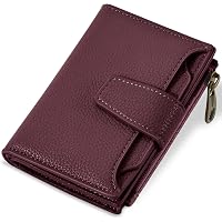 Amazon.com: GAEKEAO Small Wallet for Women Slim Bifold Leather