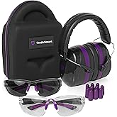 TradeSmart All-in-One Shooting Ear Protection - Comfort+ NRR 28 Earmuffs, Glasses & Earplugs + Carry Case