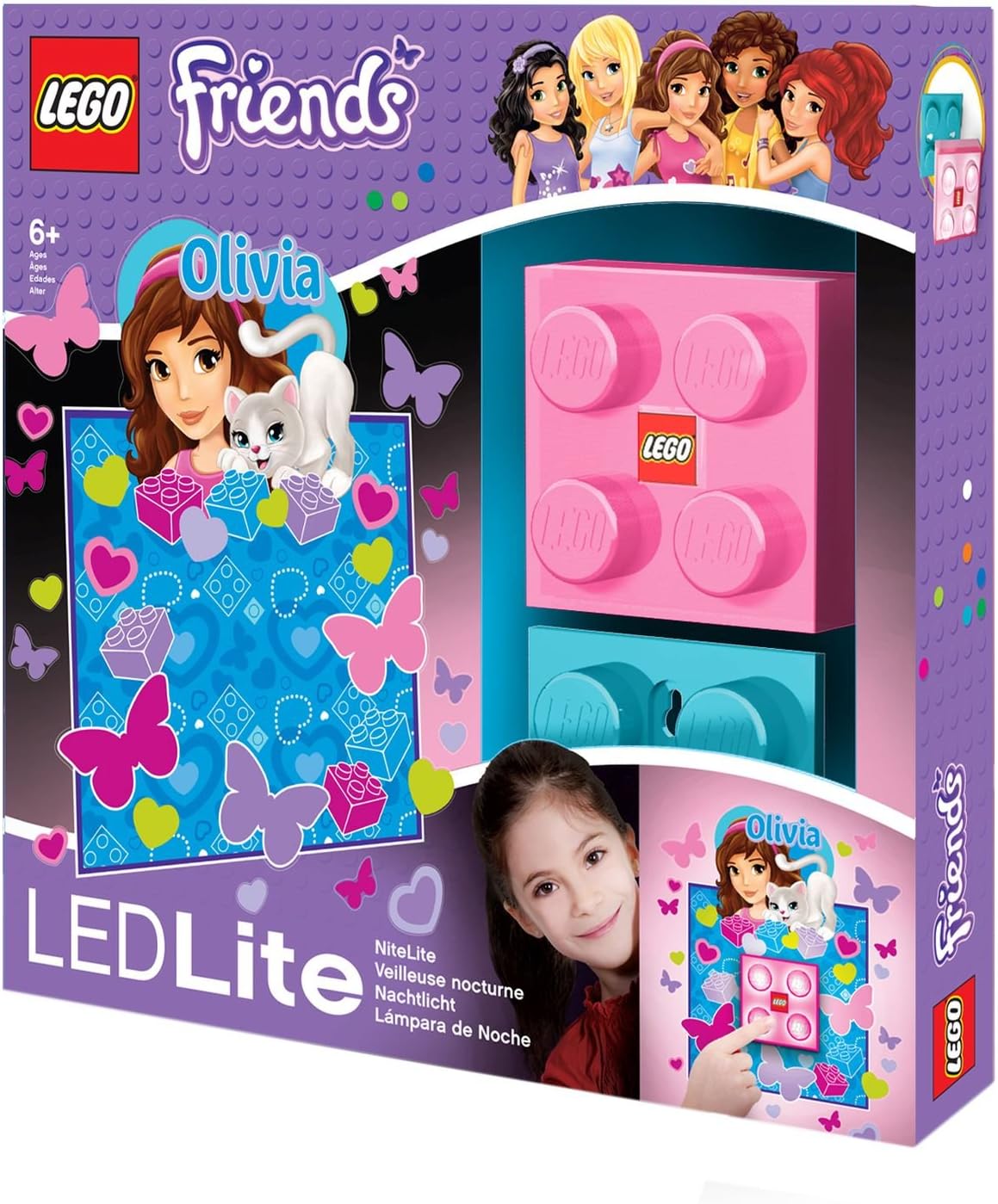 Lego Friends IQ40288 Olivia Wall Light – Approx. 8 x 8 cm