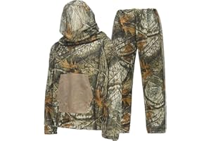 LOOGU Mosquito Suits, Net Bug Pants & Jacket Hood Sets - Ultra-fine Mesh - With Fishing, Hiking, Camping and Gardening