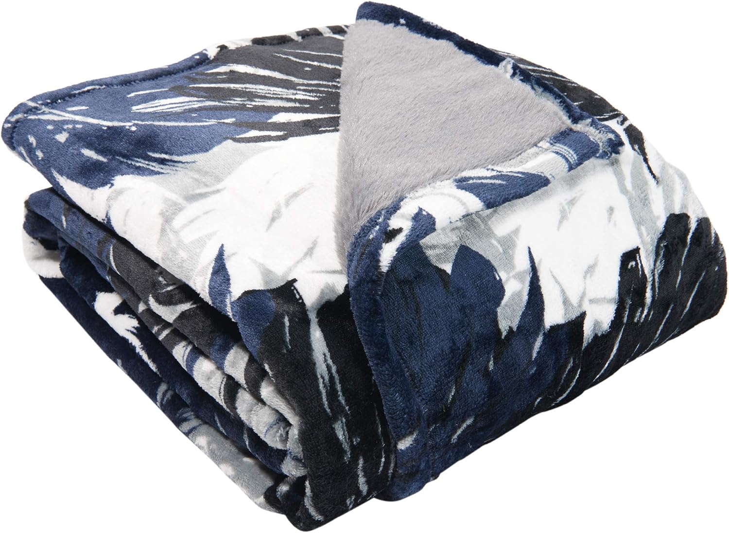 GILI Jill Martin Oversized 70" X 60" Blanket Throw QVC Zebra Gray New