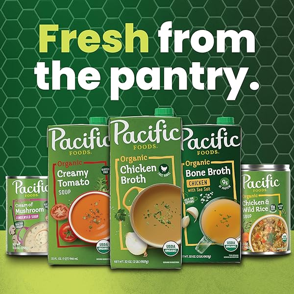 PACIFIC FOODS ORGANIC BEEF BROTH, 32 OZ CARTON