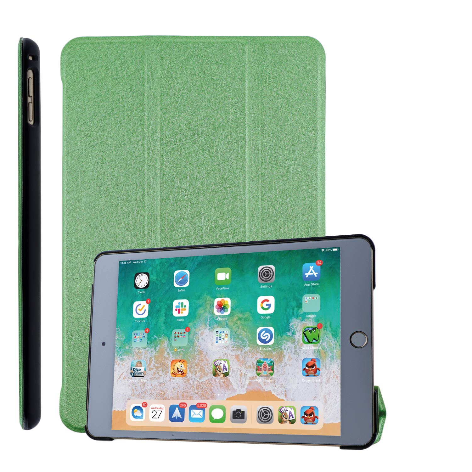 COOVY® Ultra Slim Cover for Apple iPad mini 5 (Model 2019) Smart Protective Cover Case Cover with Standing function and Auto Sleep/Wake up I green