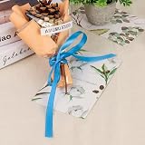YAAVAAW 22m 10mm Azure Blue Satin Ribbon Gift Wrapping Wedding Decor view 4