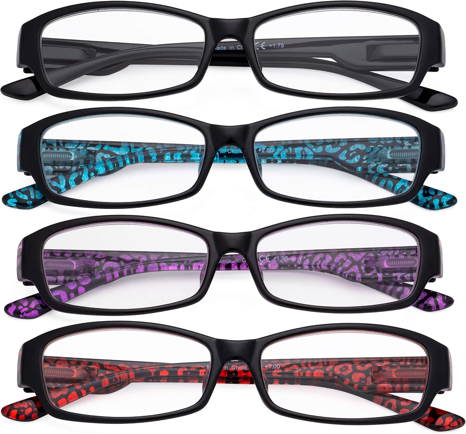 Eyekepper Reading Glasses - Stylish Reader Eyeglasses for Women Reading +2.25, 4 works Mix - Image 3