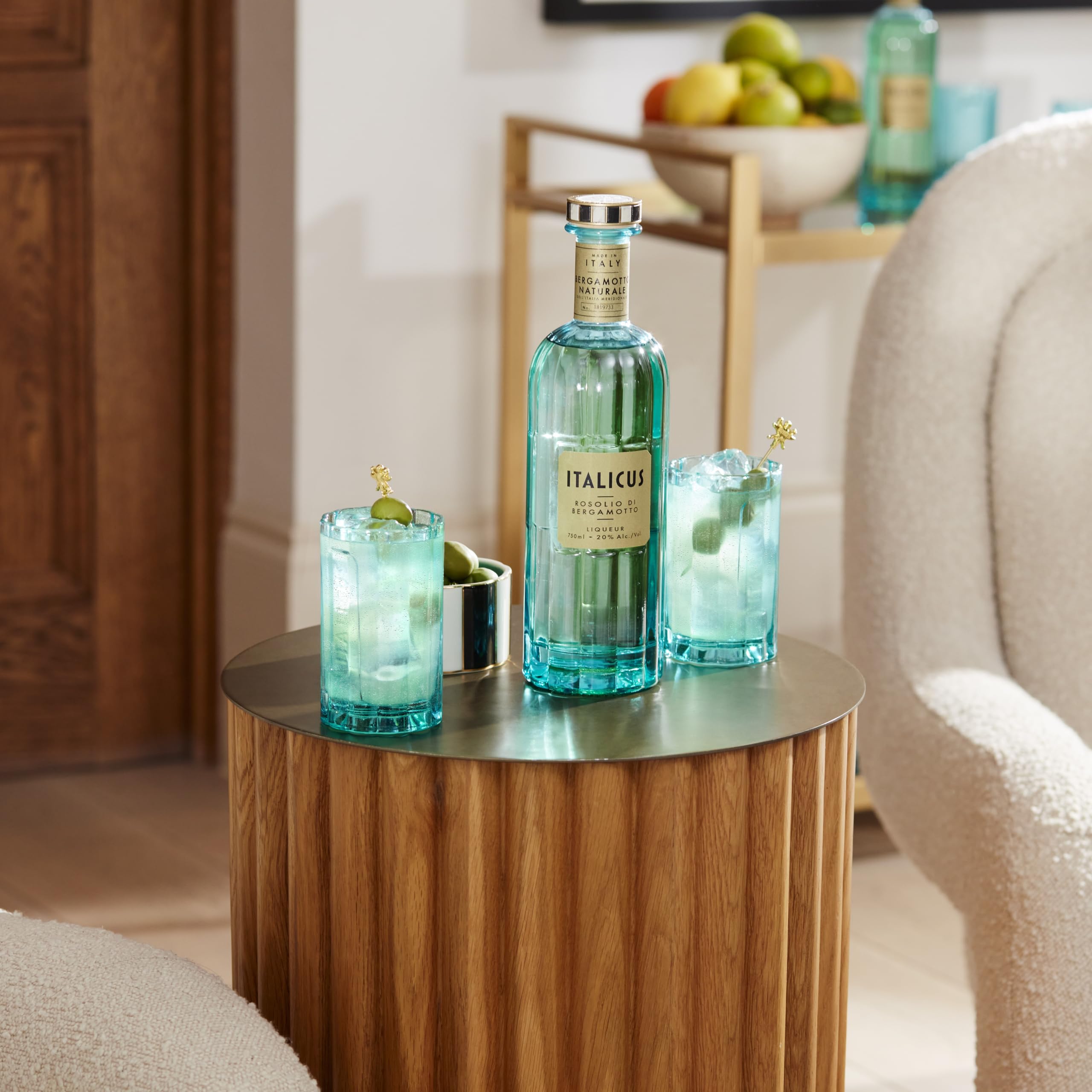 ITALICUS Rosolio Di Bergamotto, Likör mit Bergamotte, ideal als Aperitif oder Cocktail-Basis, 1 x 0,7 L 2