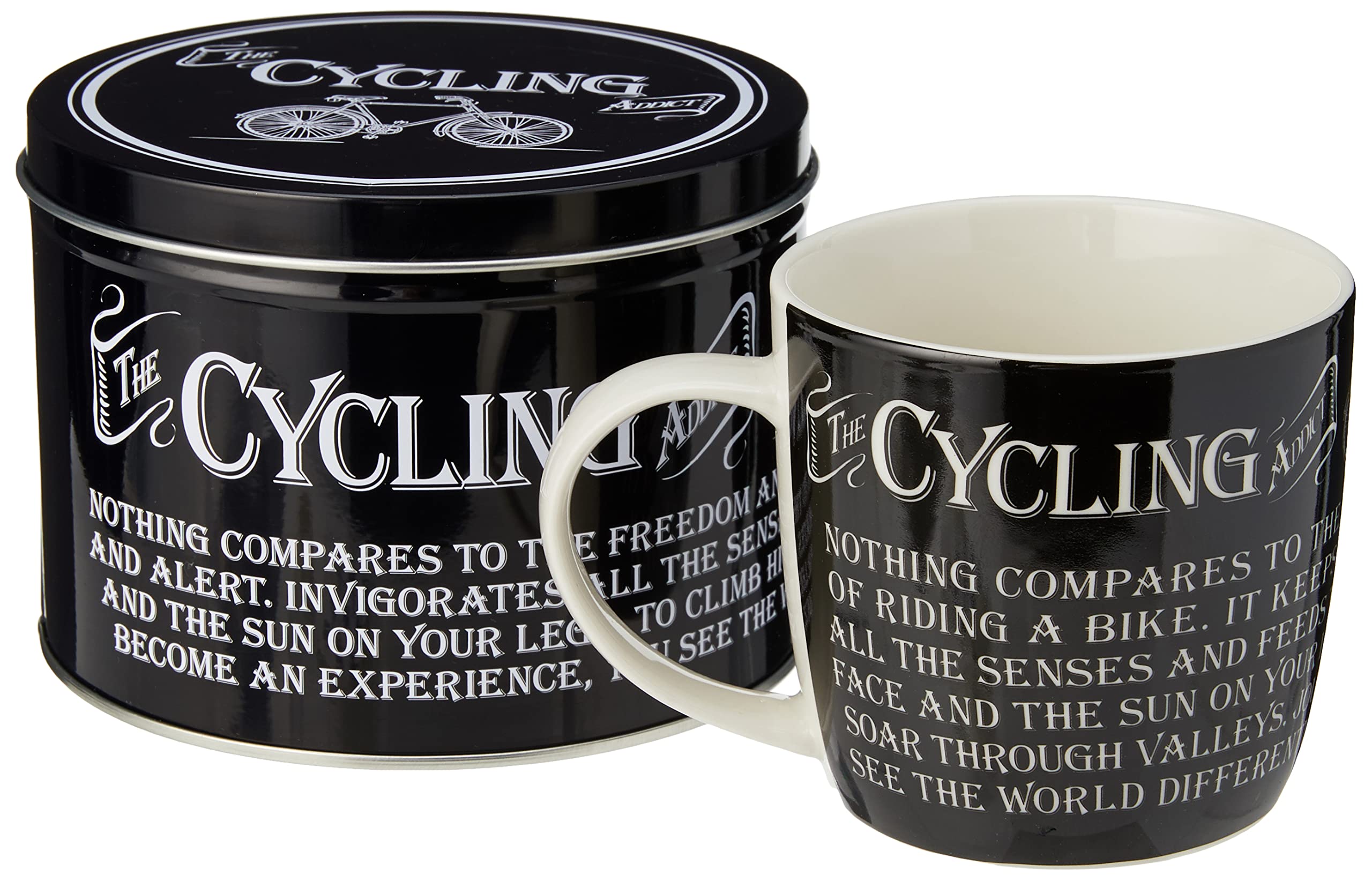 Arora Ultimate Gift for Man 8810 Cycling Mug in Tin, Ceramic