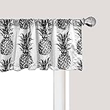 Ambesonne Pineapple Window Valance, Hand Drawn