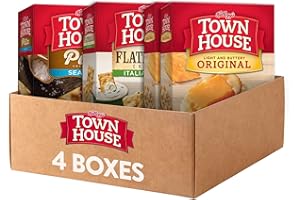 TOWNHOUSE Kellogg's Town House Crackers, Party Snacks, Party Pack, Variety Pack (4 Boxes)