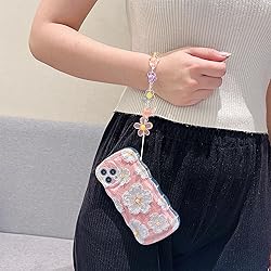for iPhone 11 Pro Curly Wavy Case, Cute Colorful