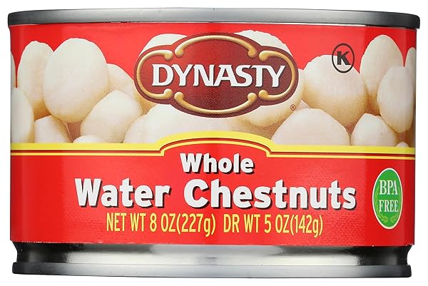 DYNASTY WATER CHESTNUTS, WHOLE, 8 OZ