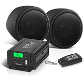 BOSS Audio Systems MCBK520B 3 Inch Motorcycle Speakers, Bluetooth Amplifier