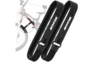 Boncas Adjustable Bike Rack Strap Bicycle Wheel Stabilizer Straps with Innovative Gel Grip Keep The Bicycle Wheel from Spinning