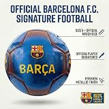 Hy-Pro FC Barcelona Official Signature Football Size 5 with Metallic Finish view 2