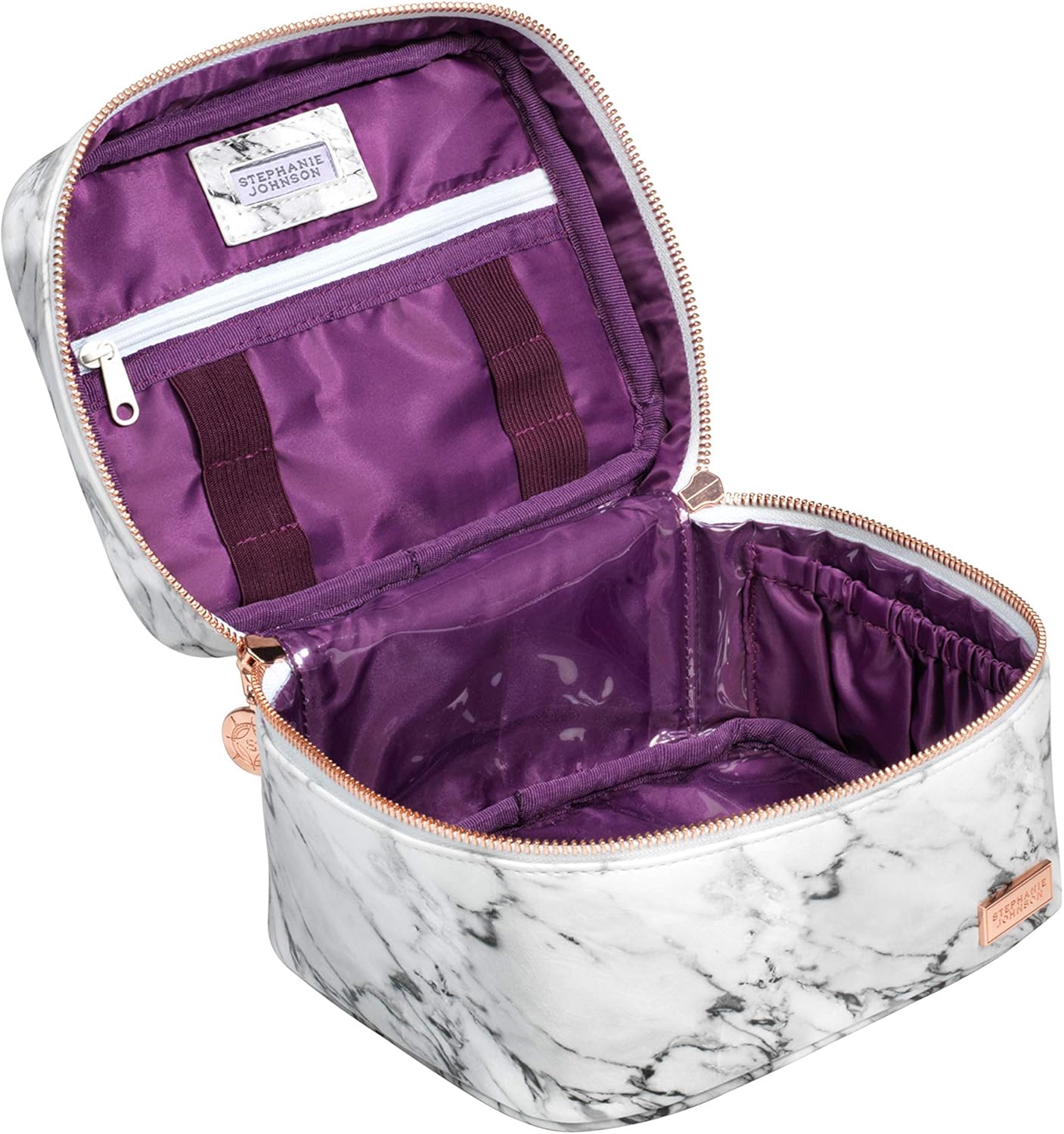 Stephanie Johnson Women's Carrara Louise Travel Case, Grey, One Size: Clothing