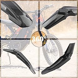 ABCERRSI Sur Ron Front Fender,Imitation Carbon