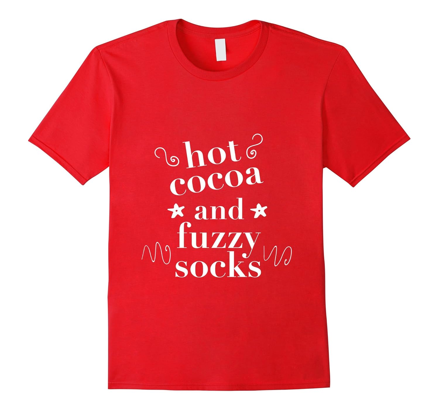 Hot Cocoa and Fuzzy Socks Christmas Holiday Lounge Tshirt-ANZ