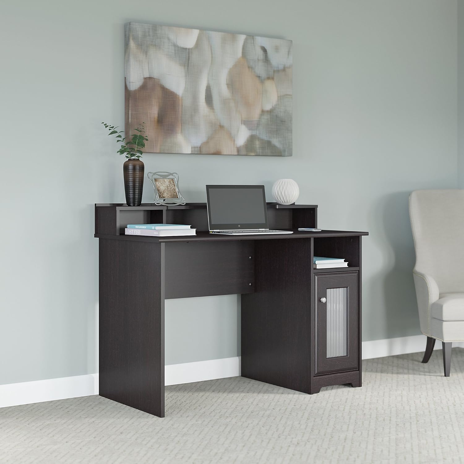 Best bush furniture cabot computer desk, espresso oak