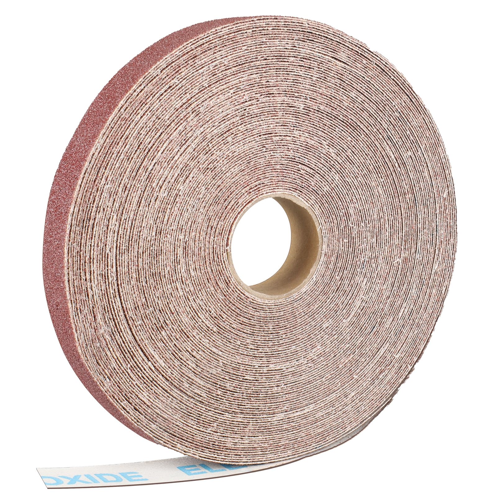 Shineboc sandpaper roll 2.5cmx25m 60grit aluminum oxide sandpaper, suitable for sanding, wood, furniture finishing, stainless steel and automotive body processing