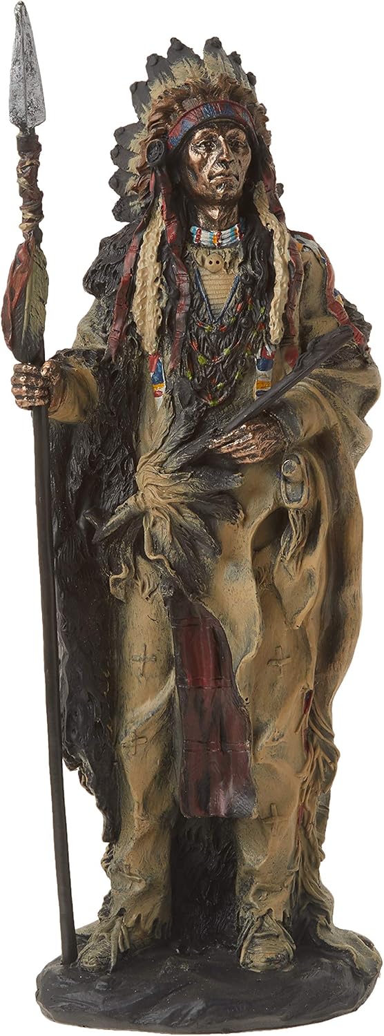 StealStreet SS-G-11358 Native American Warrior Collectible Indian Decoration Figurine Statue