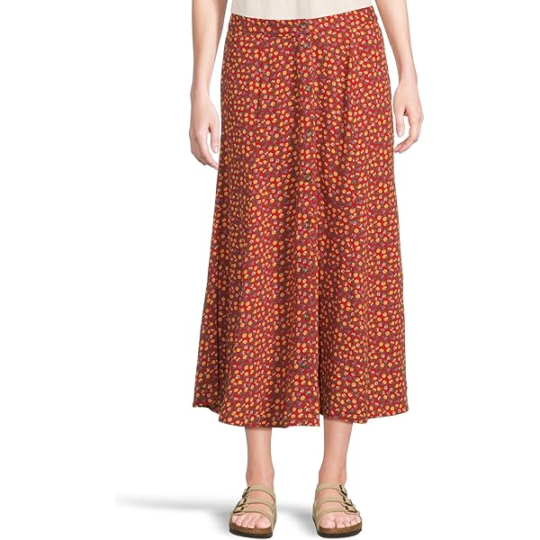 Toad&Co, Womens, Airscape Midi Skirt, Midnight Dobby, X-Small at